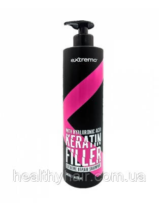 Шампунь для відновлення волосся Extremo Keratin Filler Repair Shampoo з кератином,500 мл