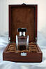Дерев'яна скринька для зберігання парфумерії з прихованими петлями та оксамитовою обшивкою, фото 3