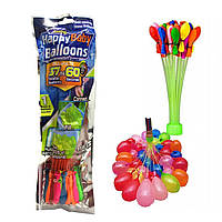 Набор водяных шаров 37 штук бомб Happy Baby Balloons водяные бомбочки
