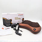 Масажер для шиї та спини Massage Pillow 8028 + Подарунок Тонометр CK-102S / Роликова масажна подушка, фото 9