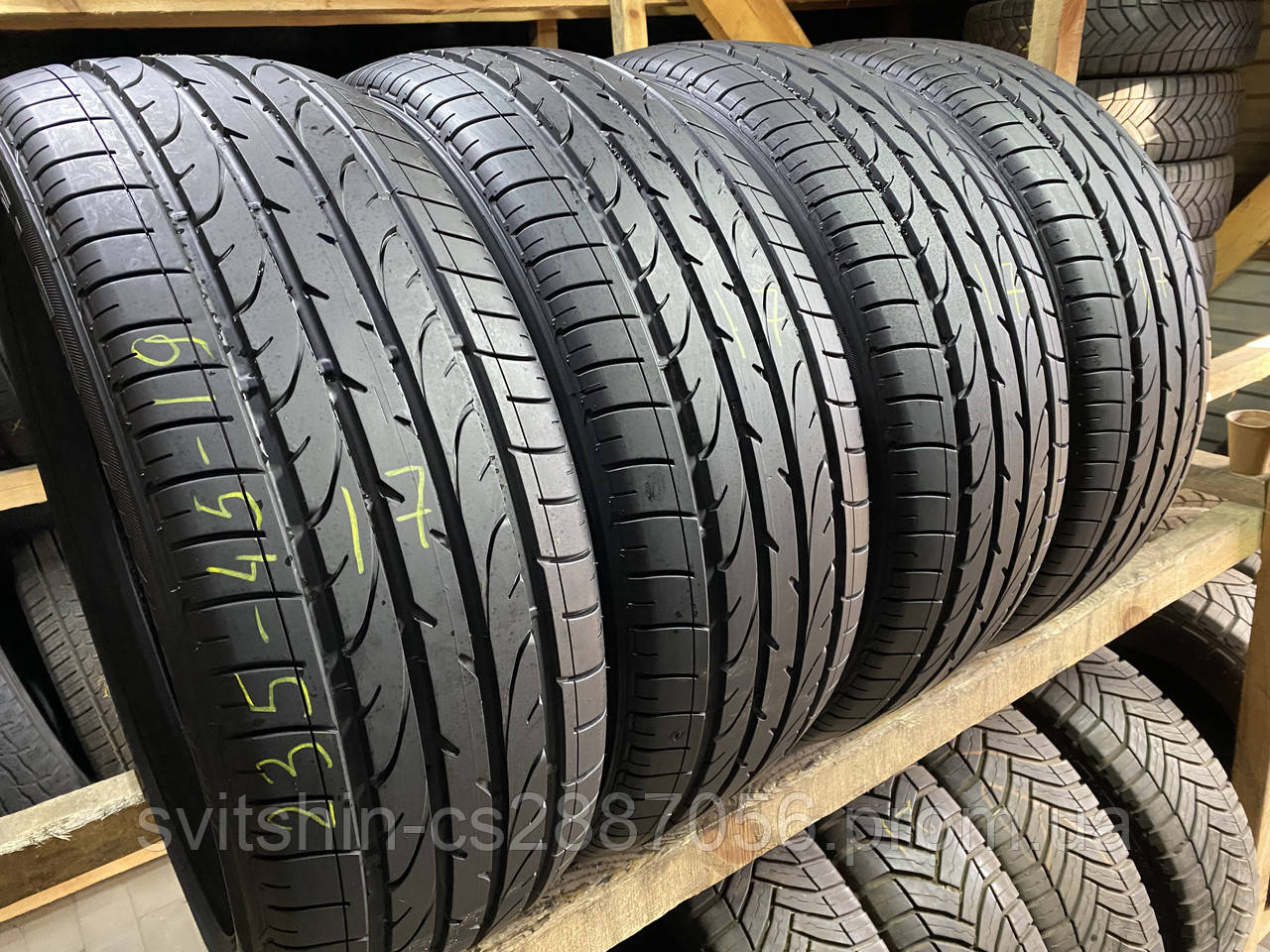Літні Шини 235/45R19 Bridgestone Dueler H/P Sport 7.5-8мм