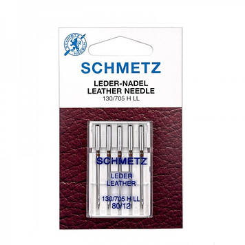 Набір голок Schmetz Leather №80
