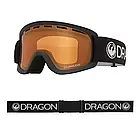 Дитяча гірськолижна маска Dragon Alliance Lild Black лінза Lumalens Amber, фото 3