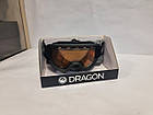 Дитяча гірськолижна маска Dragon Alliance Lild Black лінза Lumalens Amber, фото 5