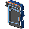 Котел сталевий під дрова Neus Практик Нью потужність 12 кВт, фото 6