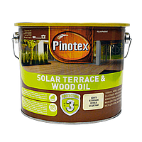 Масло для обработки дерева Pinotex Solar Terrace & Wood Oil с УФ-фильтром бесцветное, BC, 9,3 л