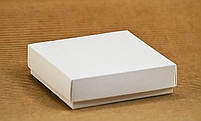Подарункова коробка 90х90х25 мм. біла, фото 6