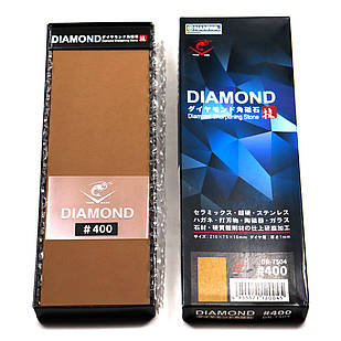Камінь NANIWA Diamond Stones 400grit (DR-7504) 210x75x16мм