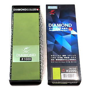 Камінь NANIWA Diamond Stones 1000grit (DR-7510) 210x75x16мм