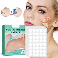 Пластырь для удаления бородавок и пятен на коже 120 шт в упаковке jaysuing skin tag remover patches