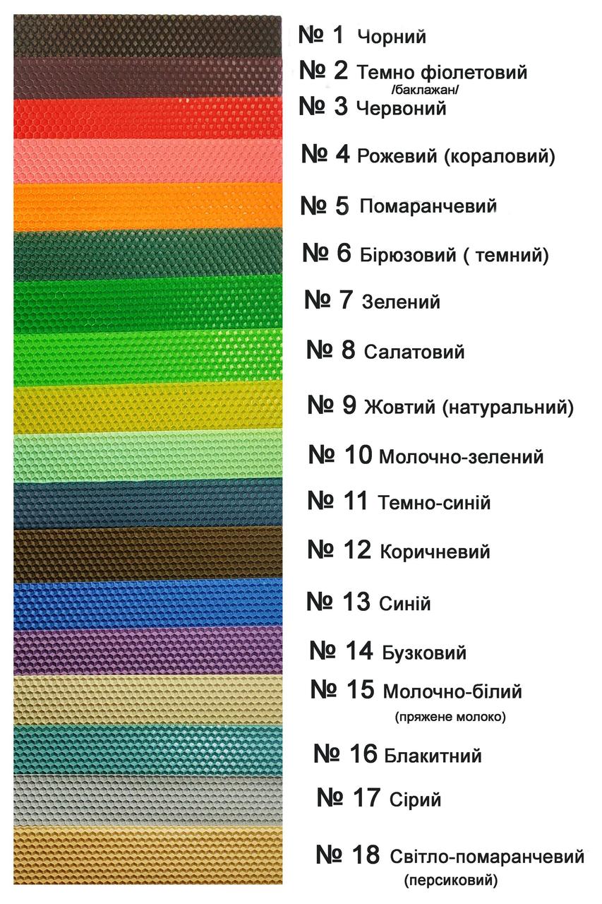 Свічки з кольорової вочини катані ручної роботи (висота 5 см діаметр 4,5 см)