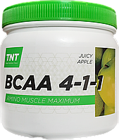 Амінокислоти BCAA 4:1:1 Amino Muscle Maximum TNT Nutrition 0,5 кг смак яблуко