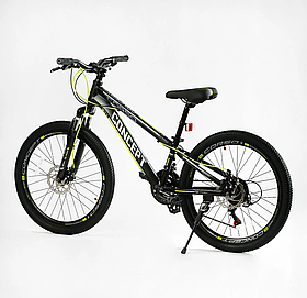 Велосипед спортивний Corso Concept на 24 дюйма, black 24784
