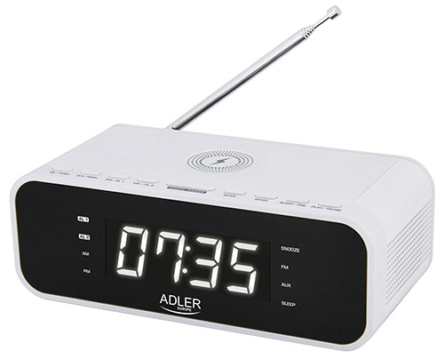 Радіогодинник Adler AD 1192 White
