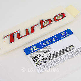 Hyundai Veloster 2011-2017 Емблема задній значок Turbo Новий Оригінал