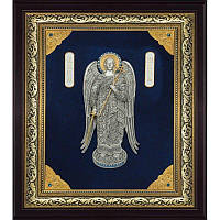 Икона "Святой Ангел Хранитель" из серебра