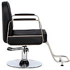 Перукарське крісло Drake ENZO-673R гідравлічне поворотне підставка для ніг, фото 2