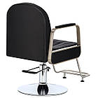 Перукарське крісло Drake ENZO-673R гідравлічне поворотне підставка для ніг, фото 3