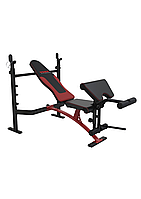 Лавка для жиму York Fitness Delta Pro 1000 з стійкою для штанги та партою Скотта