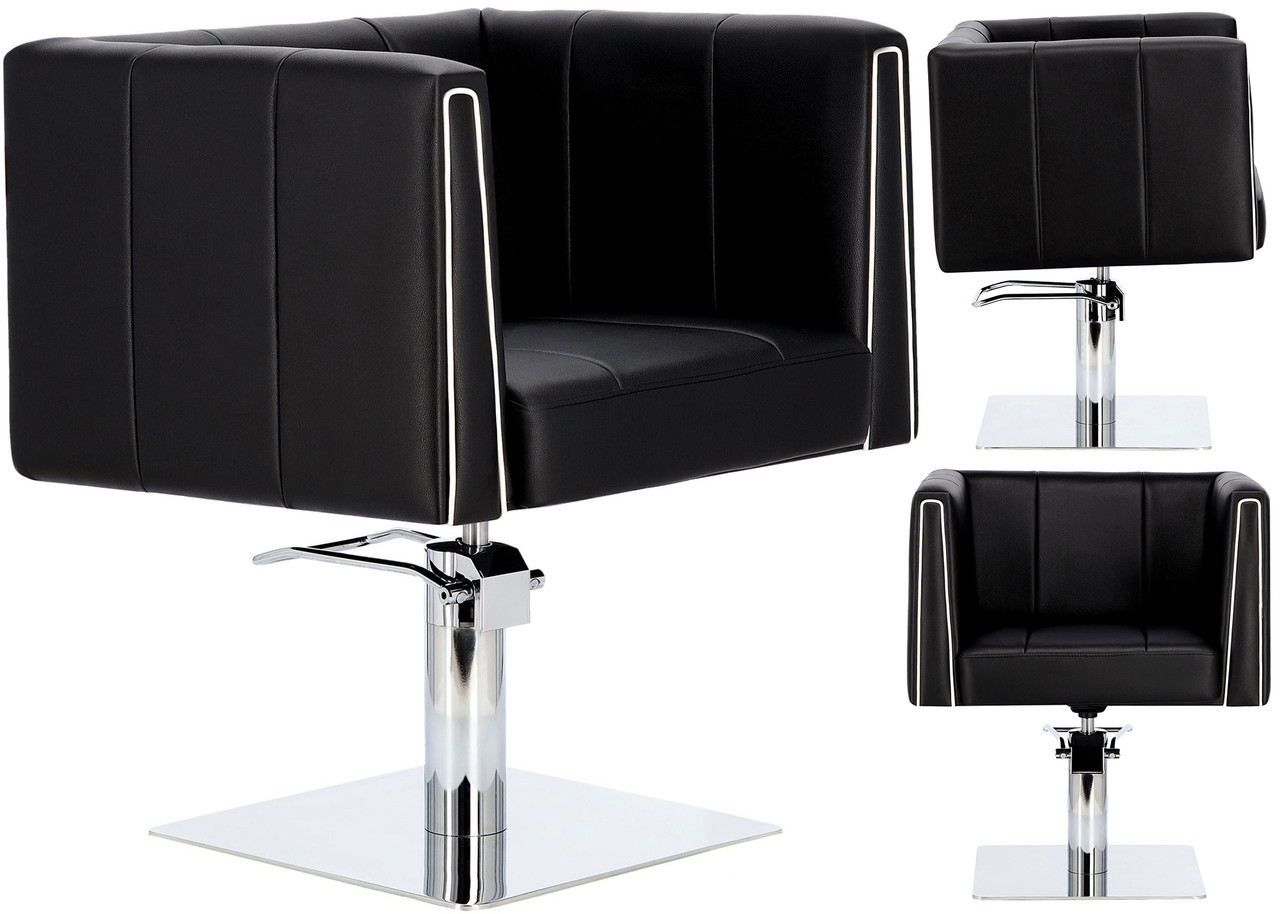 Перукарське крісло Данте Z-FJ-83035-BLACK-FOTEL-BEZPODN гідравлічне поворотне