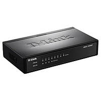 Коммутатор сетевой D-Link DES-1008P/C1A, Черный