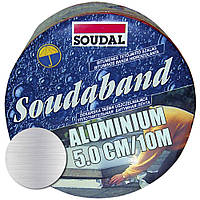 Стрічка бітумна герметизуюча алюмінієва SOUDABAND 5.0см/10м