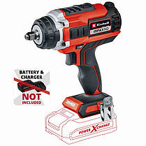 Ударний гайковерт безщітковий Einhell IMPAXXO 18/400 — Solo (безщітковий мотор), фото 5