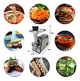 М'ясорубка багатофукціональна 6 в 1 Bass Polska BH 10243 з скиборізкою, фото 2