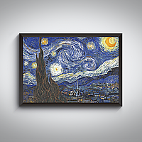 Постер картини Винсент ван Гог Звёздная ночь / Vincent van Gogh: The Starry Night