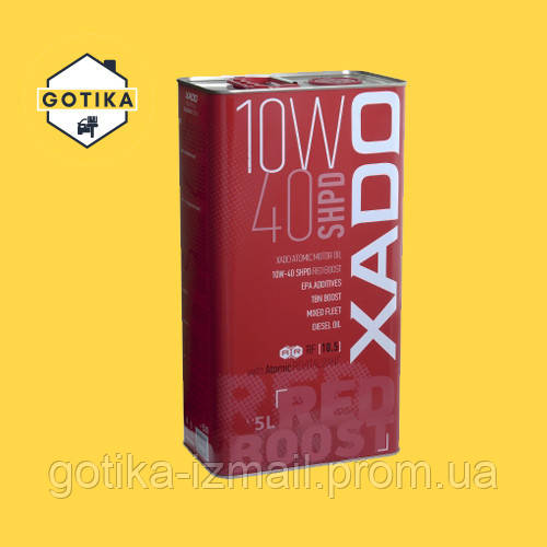 Олива ХАДО 10w-40 SHPD (SL/CI-4) RED BOOST 4л