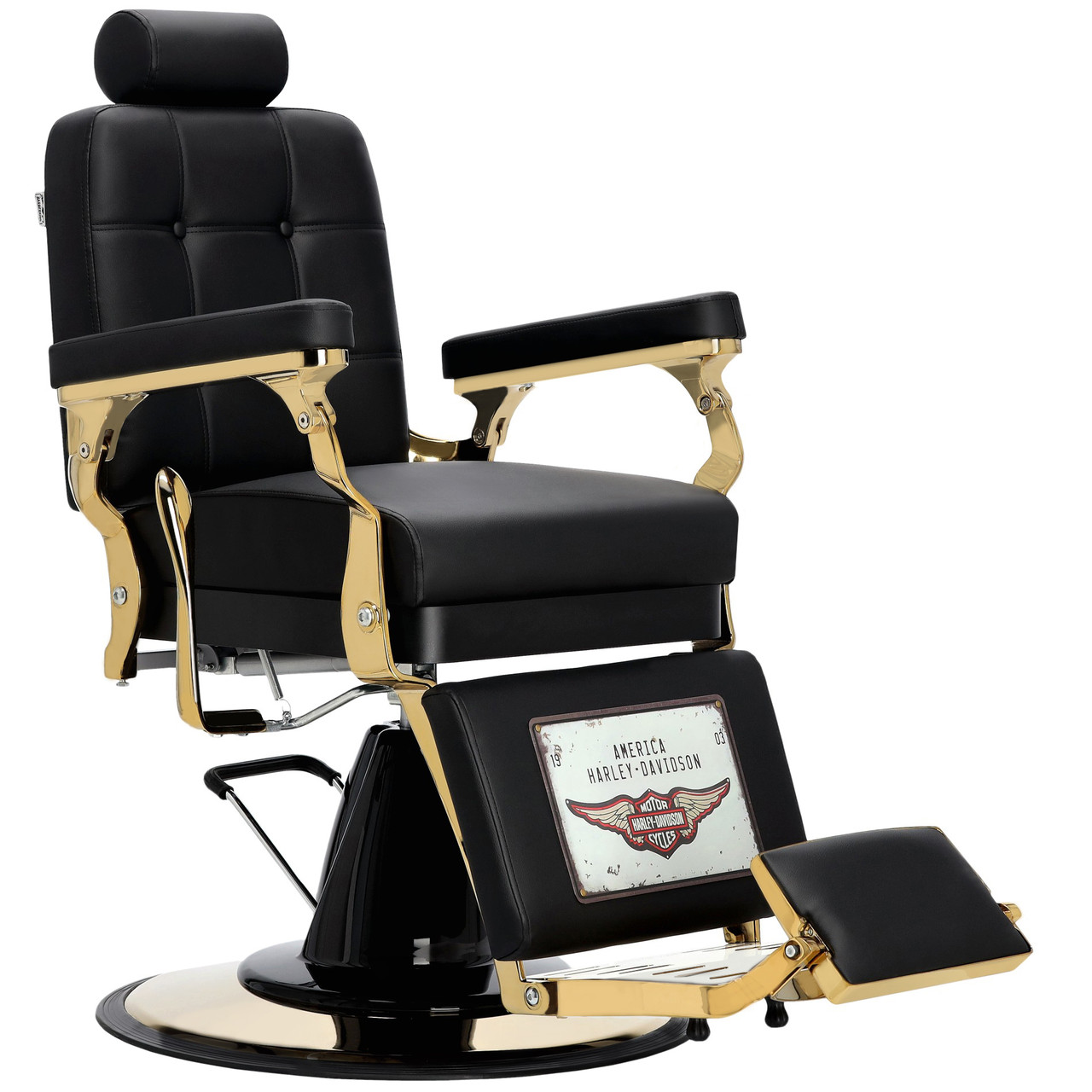 Перукарське крісло гідравлічне ENZO-9140G(ENZO-9185G) Kostas Barberking