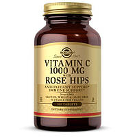 Витамины и минералы Solgar Vitamin C With Rose Hips 1000 mg, 100 капсул CN8370 VH