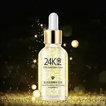 Антивікова сироватка з гіалуроновою кислотою і золотом 24K GoldZen No24К 30 мл, фото 4