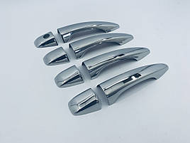 Накладки на ручки C-ELYSEE / 301 / Citroen C3-C4 (4 шт, метал.) TAN24