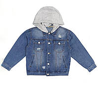 Пиджак джинсовый S&D для мальчика 4-12 лет , Цвет Голубой, Размер одежды подросток (по росту) 104
