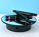 Стіл дзеркальний для предметного знімання Electric Mirror Turntable 20 см, білий, фото 6