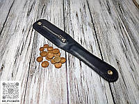 Гаманець-монетниця слеппер для самооборони із натуральної шкіри.