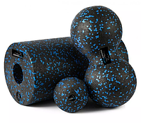 Набор для йоги PowerPlay - Foam Roller Set 3 в 1 PP4008 (роллер + 2 массажных мяча)