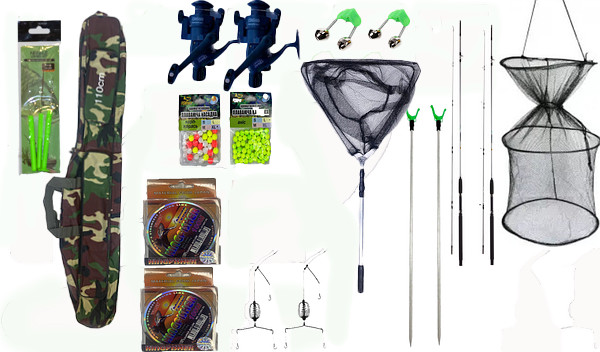 Готовий набір для риболовлі "Крокодил" 21 в 1