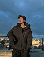 Мужская зимняя куртка цвет черный р.XXL 449731