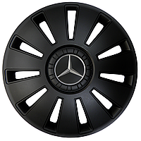 Автомобильные колпаки Mercedes R15" Черные 4шт AVK