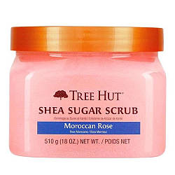 Скраб для тіла цукровий Moroccan Rose Sugar Scrub TREE HUT 510 гр