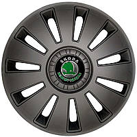 Колпаки колесные R15 Skoda графит 4шт AVK