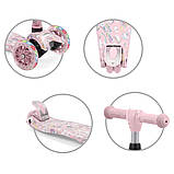 Триколісний самокат Kidwell VENTO Unicorn, фото 8