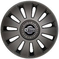 Колпаки колесные R15 Nissan графитовые 4шт AVK