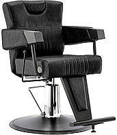 Гидравлическое парикмахерское кресло 008-05-BLACK-BLACK Tyrs Barberking