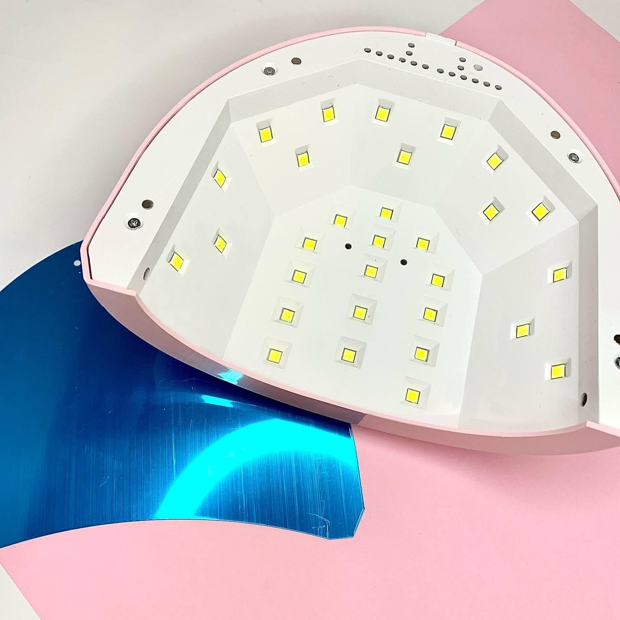 LED+UV лампа для маникюра SUN One 48W Розовая (лампа для сушки ногтей, маникюрная лампа, лампа для гель лака) - фото 2 - id-p2104836581