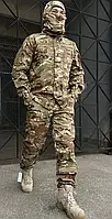 Спецодежда для военных хлопок(65%), Мужской армейский костюм с липучками под шевроны vsk