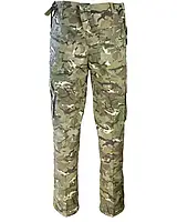 Штаны мультикам штурмовые полиэстер-хлопок с завязками, Мужские армейские камуфляжные брюки vsk