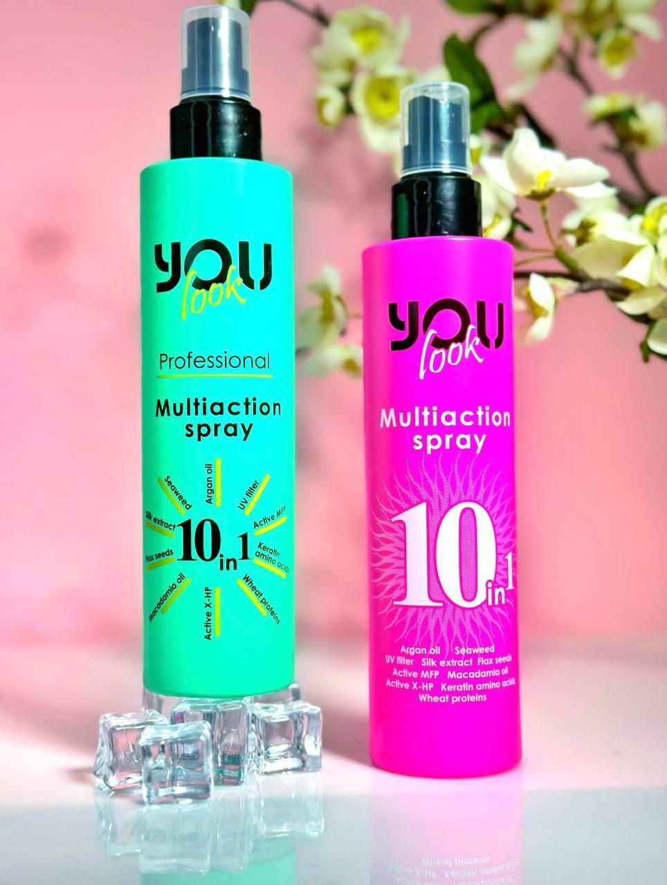 Мультиспрей миттєвої дії 10 у 1 You look Professional Multiaction Spray 10 in 1, фото 1